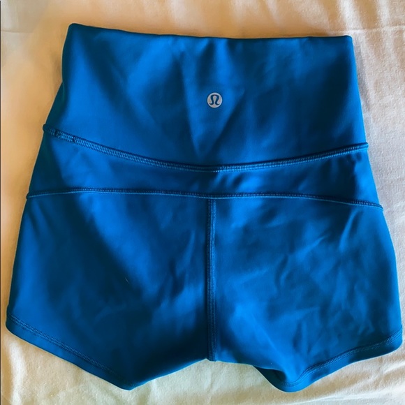 ‼️SOLD‼️Lululemon Blue In Movement Short Everlux - Picture 5 of 7